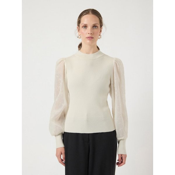 Y.A.S Rundhalspullover YASDOTME LS KNIT PULLOVER S. NOOS