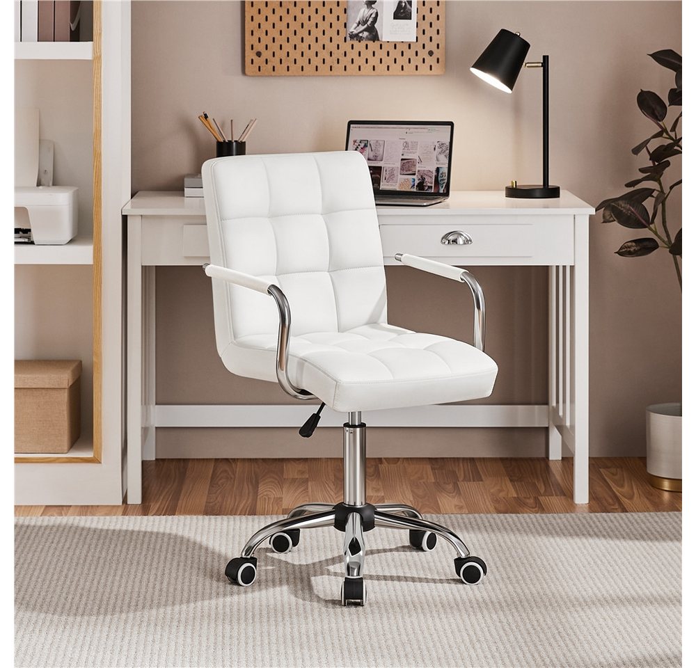 Yaheetech Drehstuhl höhenverstellbar Chefsessel, ergonomischer Bürostuhl auf Rädern – Bild 3 von 5