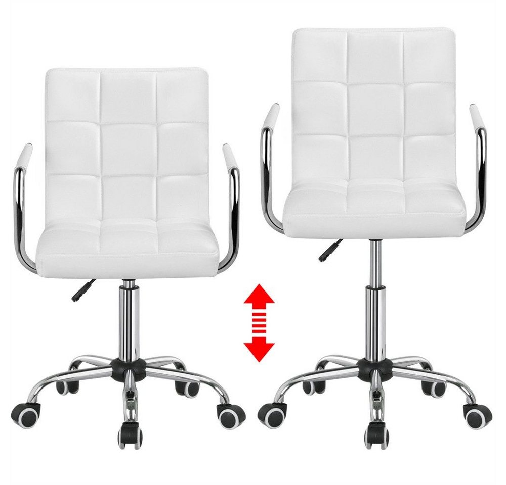 Yaheetech Drehstuhl höhenverstellbar Chefsessel, ergonomischer Bürostuhl auf Rädern – Bild 5 von 5