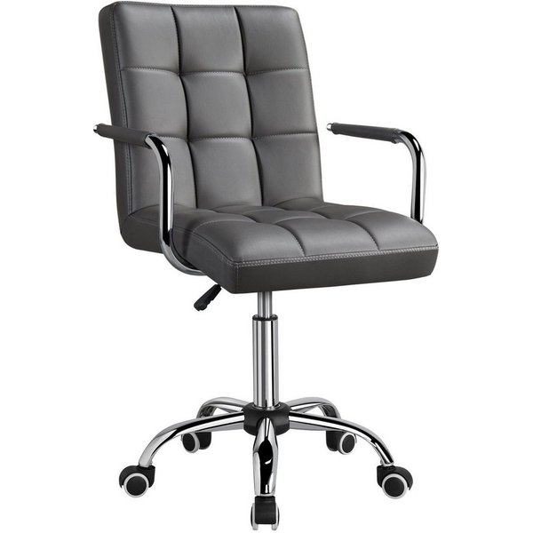 Yaheetech Drehstuhl höhenverstellbar Chefsessel, ergonomischer Bürostuhl auf Rädern