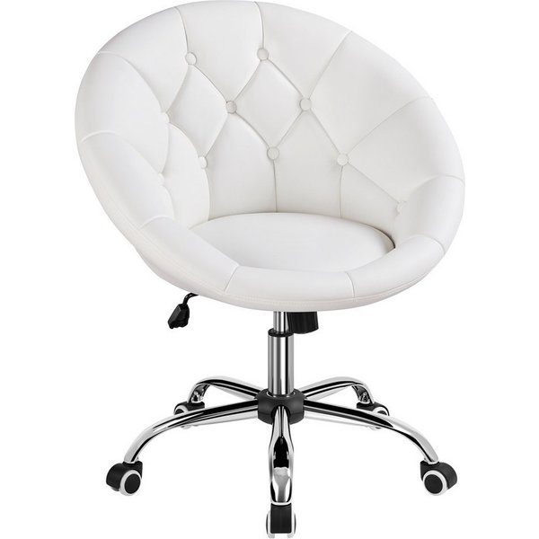 Yaheetech Drehstuhl Schreibtischstuhl Ergonomischer Bürostuhl, Höhenverstellbarer Bürosessel mit Rollen und Wippfunktion