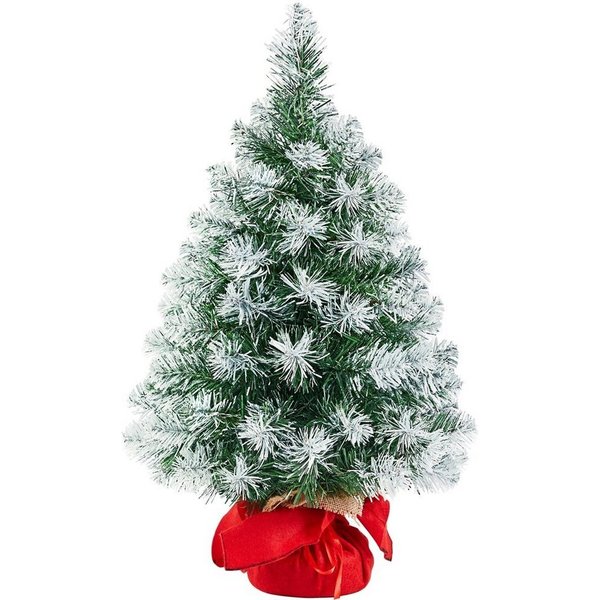 Yaheetech Künstlicher Weihnachtsbaum, 60-228 cm(H) Christbaum PVC Tannenbaum
