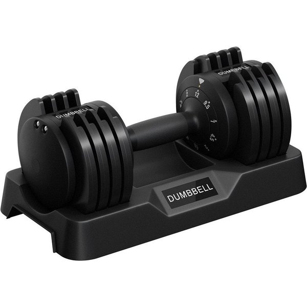 Yaheetech Kurzhantel 5-in-1 Verstellbare Hantel, Mit 5 Gewichtsstufen von 5 bis 25 kg, 1-Sekunde-Schnelleinstellung