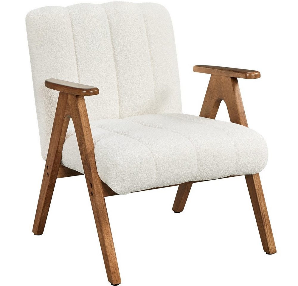 Yaheetech Loungesessel Polstersessel mit Armlehnen, Lesesessel Relaxsessel für Wohnzimmer – Bild 2 von 5