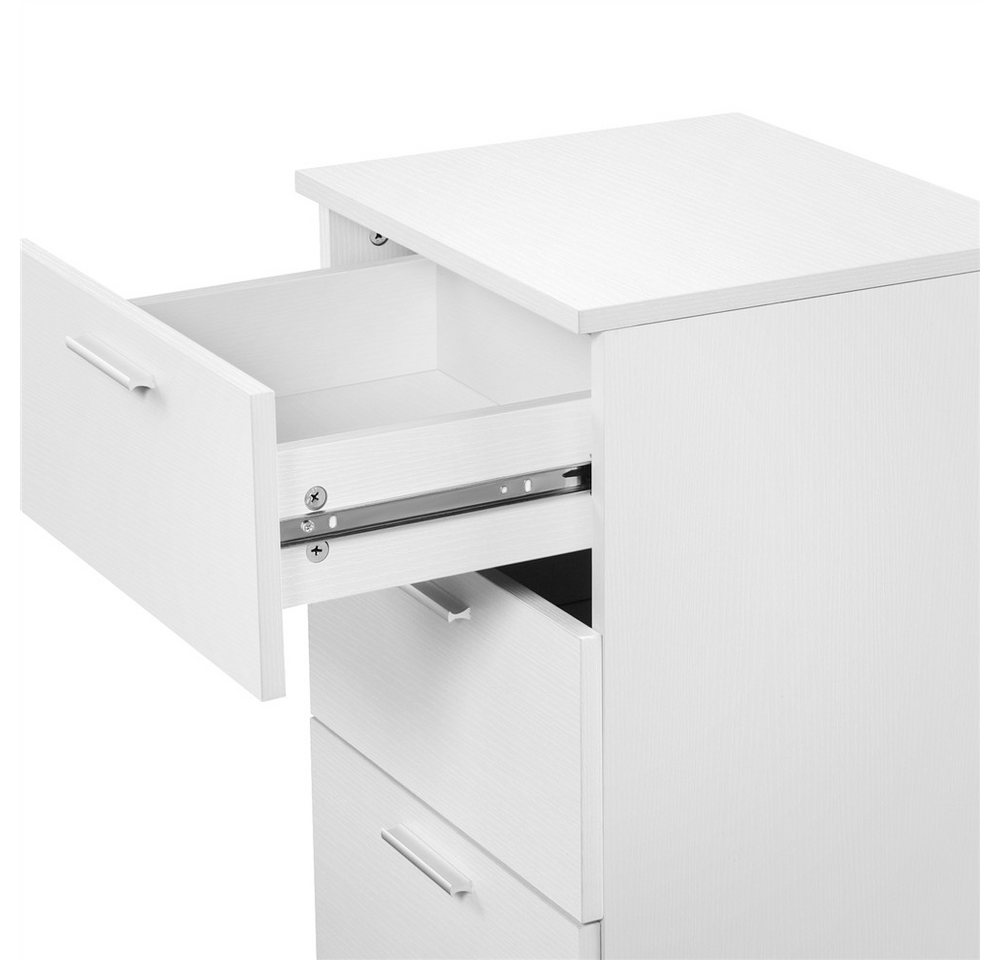 Yaheetech Nachttisch Beistelltisch (1-St), Nachtschrank mit 3 Schubladen, 40 x 35 x 60,5 cm – Bild 5 von 5