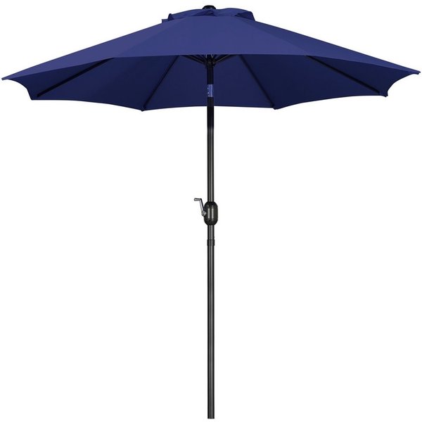 Yaheetech Sonnenschirm ∅ 222,5/261/294/326,5 cm, Gartenschirm mit Kurbel, Neigbar, UV Schutz 50+