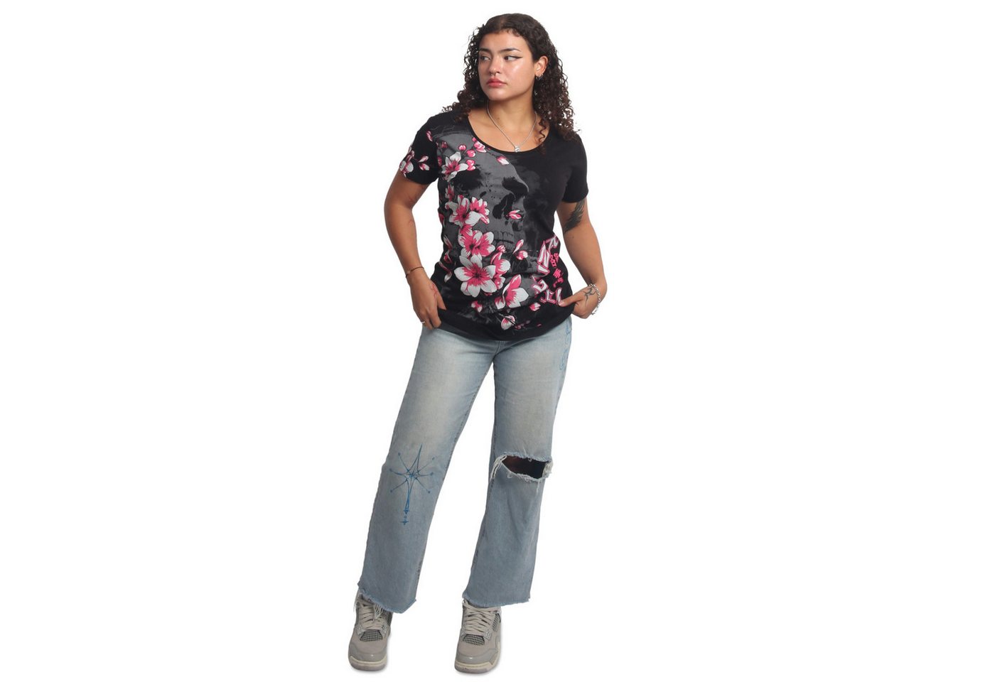 YAKUZA Rundhalsshirt Hanami – Bild 4 von 5