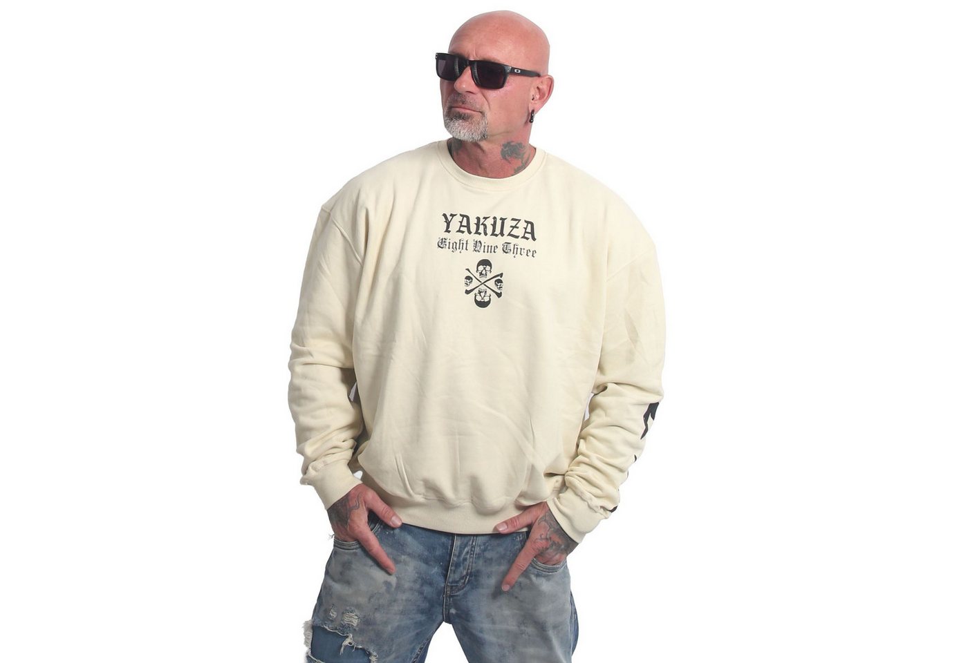 YAKUZA Sweatshirt 3RD im Oversized Look – Bild 2 von 3