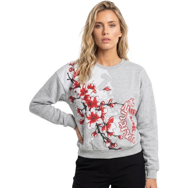 YAKUZA Sweatshirt Hanami im Oversized Look