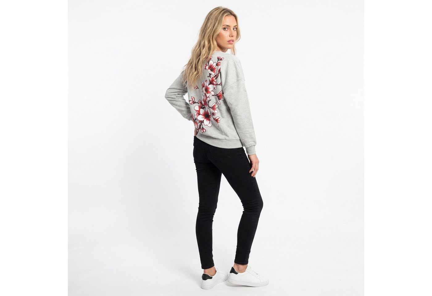 YAKUZA Sweatshirt Hanami im Oversized Look – Bild 4 von 5