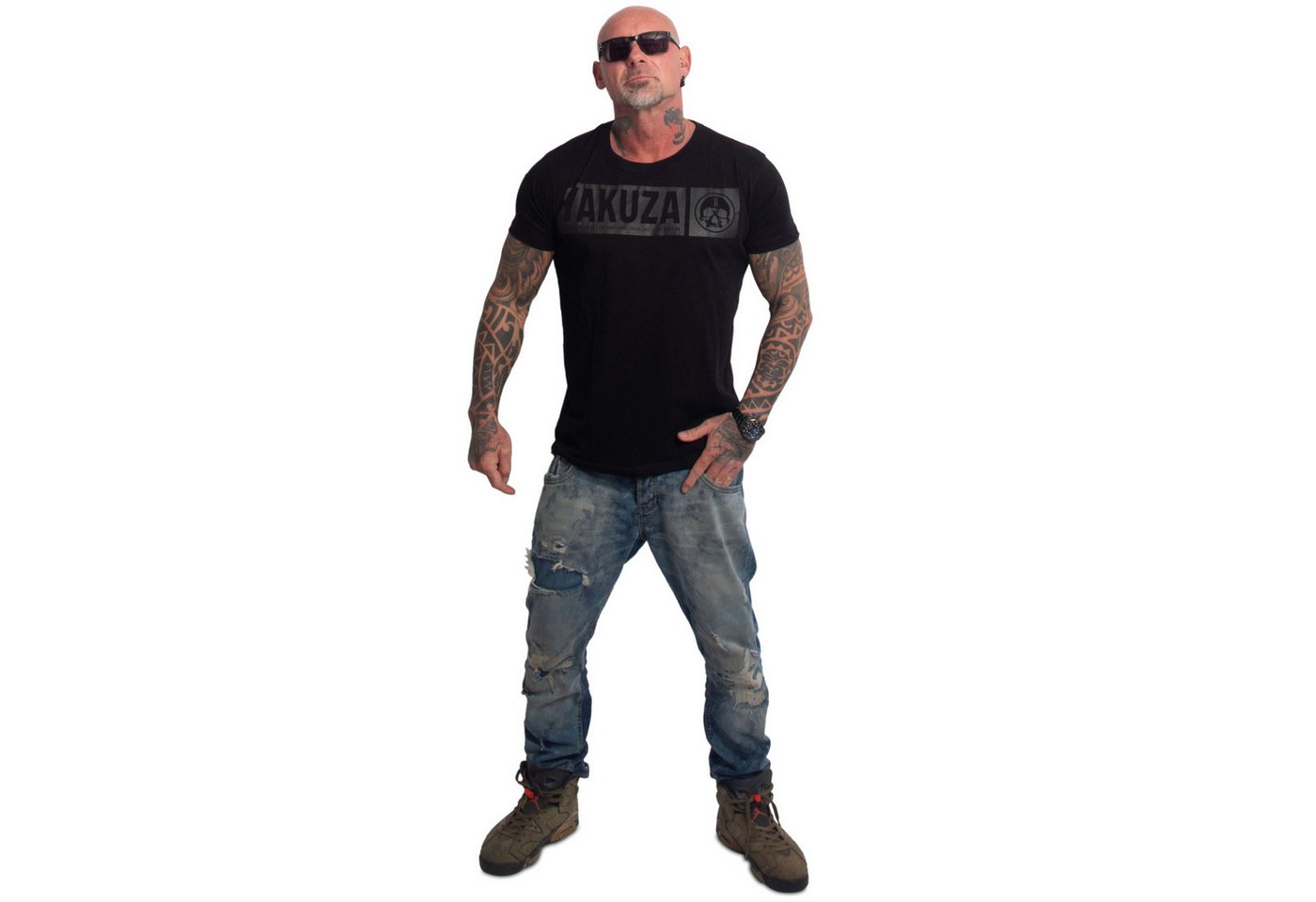 YAKUZA T-Shirt Basic Bleak – Bild 3 von 5