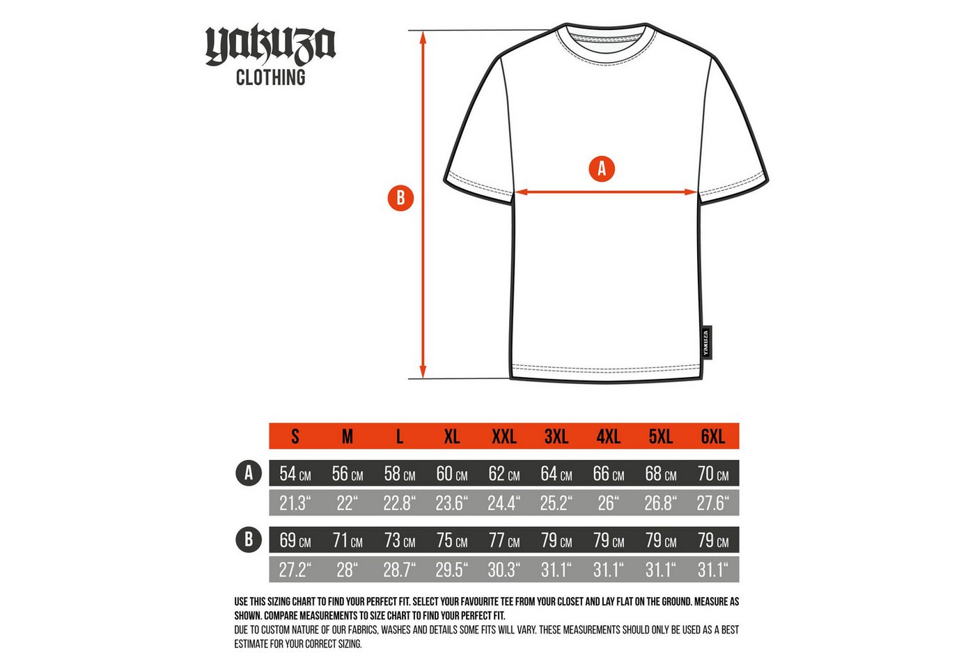 YAKUZA T-Shirt Basic Crusher – Bild 5 von 5
