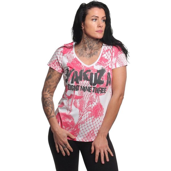 YAKUZA V-Shirt Mesh Rose