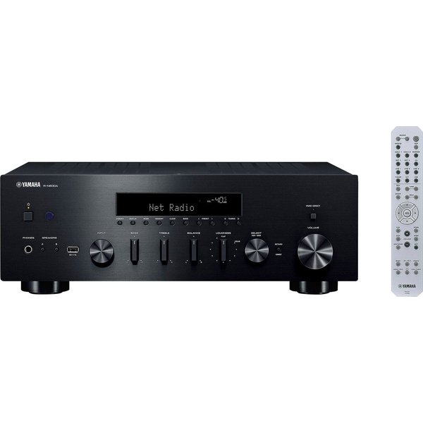Yamaha R-N600A Netzwerk-Receiver (Bluetooth, LAN (Ethernet), (WLAN, Spotify, Amazon Music, Phono, MusicCast, TV)