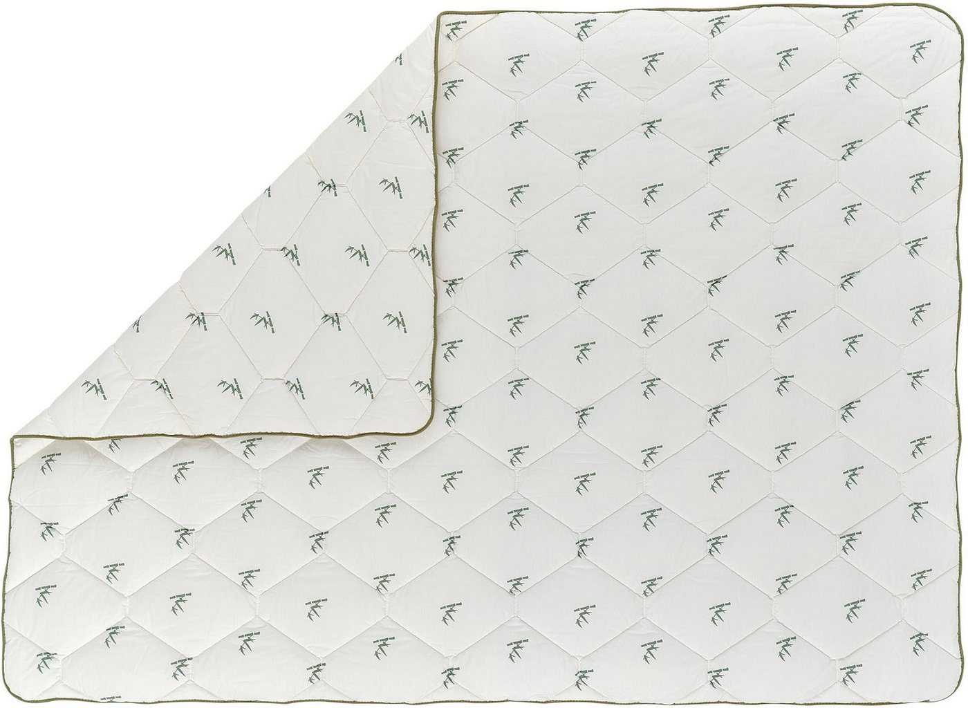Yatas Bedding Kunstfaserbettdecke Bambus Majestät, Bettdecke 135x200 cm & weitere Größen, Füllung: Polyester und Bambusfaser (Viskose), Bezug: Baumwolle, Sommer – Bild 3 von 5