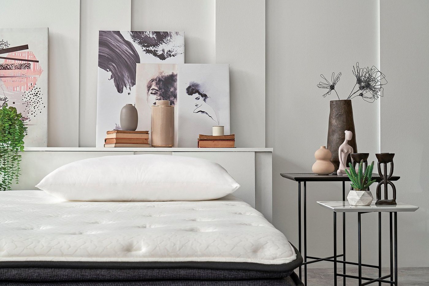 Yatas Bedding Synthetikkopfkissen Polyat, Kopfkissen 40x80 cm, Seitenschläfer, Bauchschläfer, Rückenschläfer, allergiker geeignet (Hausstauballergiker) – Bild 3 von 3