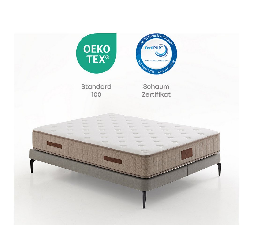 Taschenfederkernmatratze Majestät First Class, Matratze 90x200, 140x200 cm & weitere Größen, Yatas Bedding, 30 cm hoch, (1-tlg), H2, wendbar, ergonomisch, atmun – Bild 3 von 5