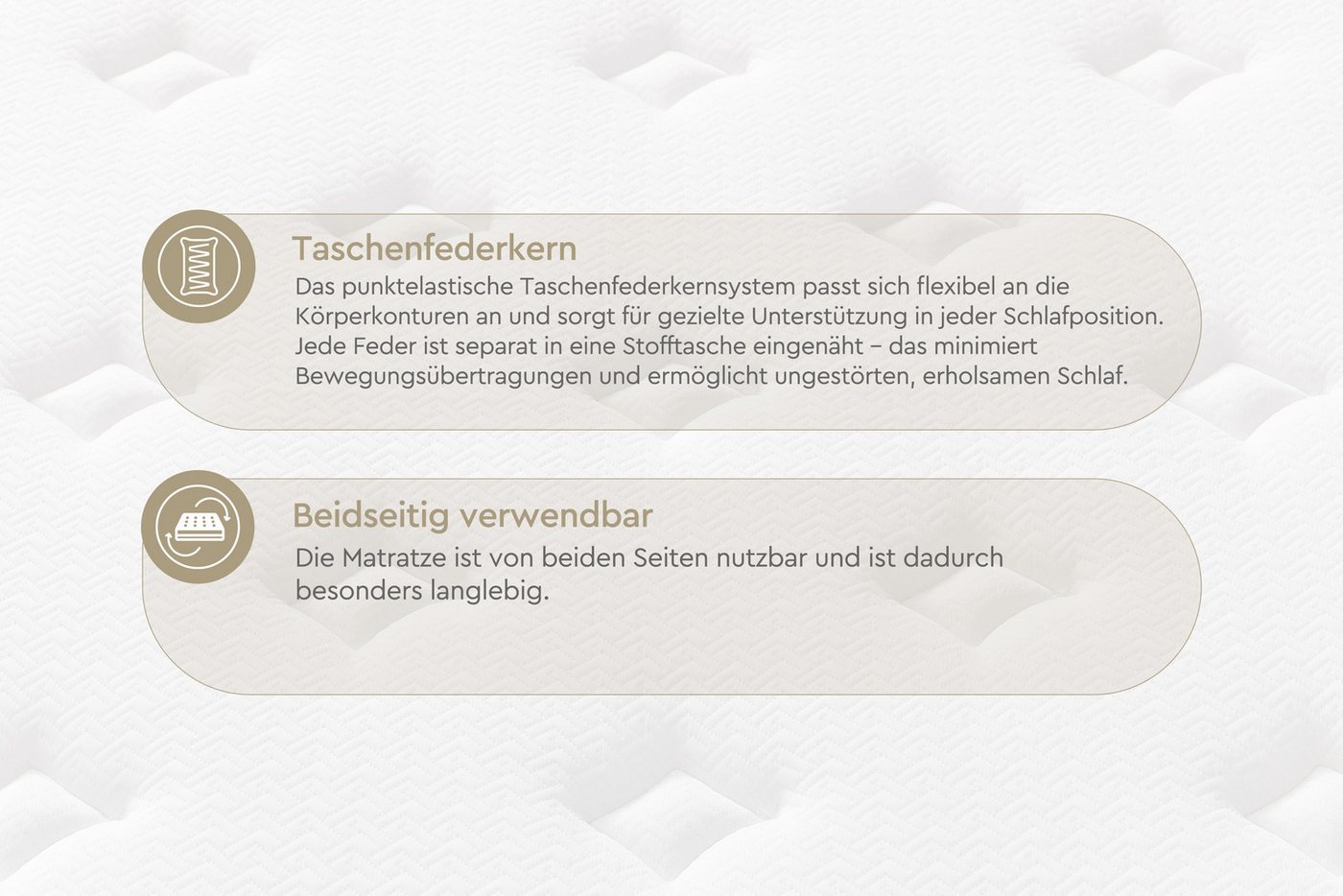 Taschenfederkernmatratze Majestät First Class, Matratze 90x200, 140x200 cm & weitere Größen, Yatas Bedding, 30 cm hoch, (1-tlg), H2, wendbar, ergonomisch, atmun – Bild 5 von 5