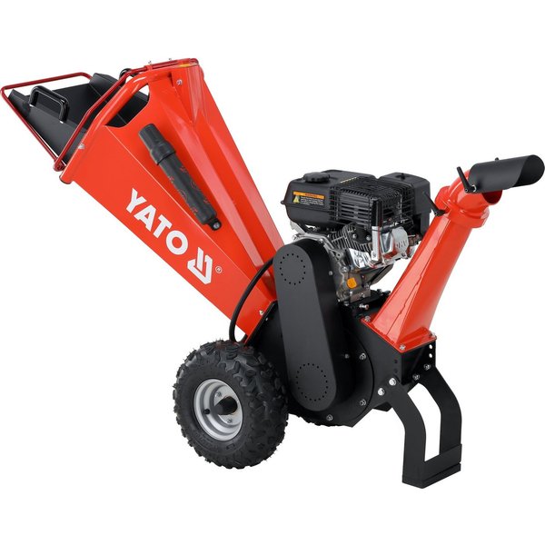 Yato Messerhäcksler Benzin Gartenhäcksler 4,8kW / 6,53PS Schnittstärke bis 100mm