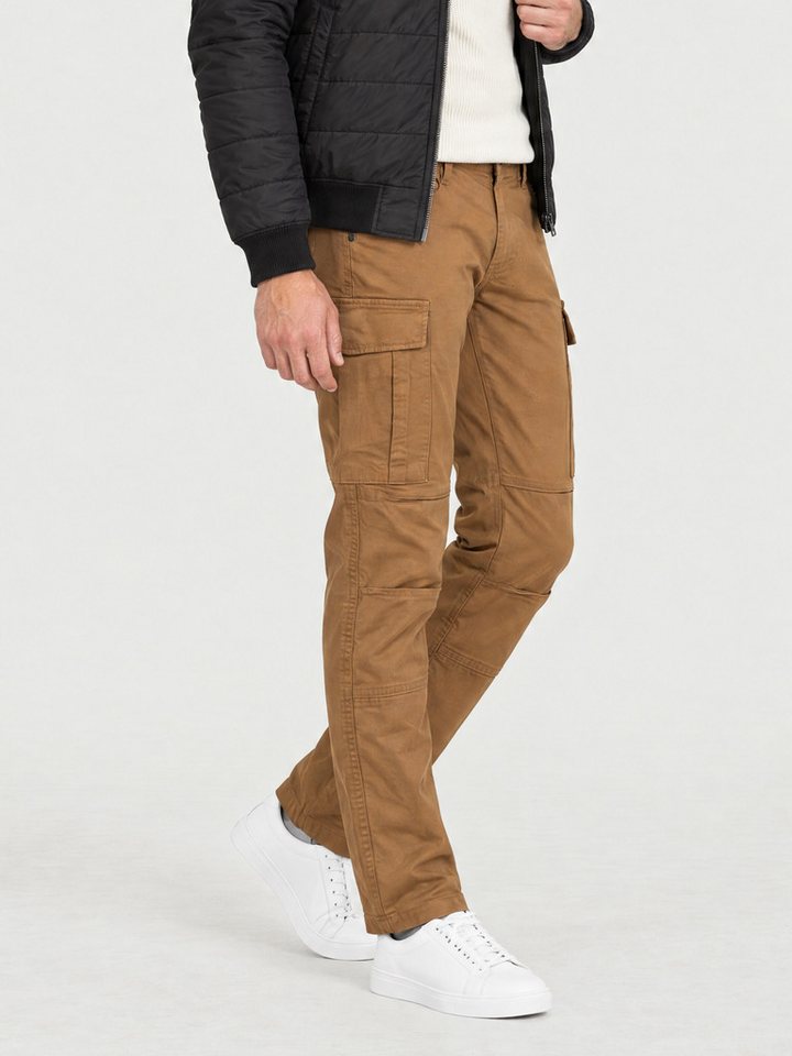 Yazubi Cargohose elegante Cargo Chino mit Stretch Slim Fit Herren Hosen für Männer, Cargohosen & Cargopants, 7 Taschen – Bild 3 von 5