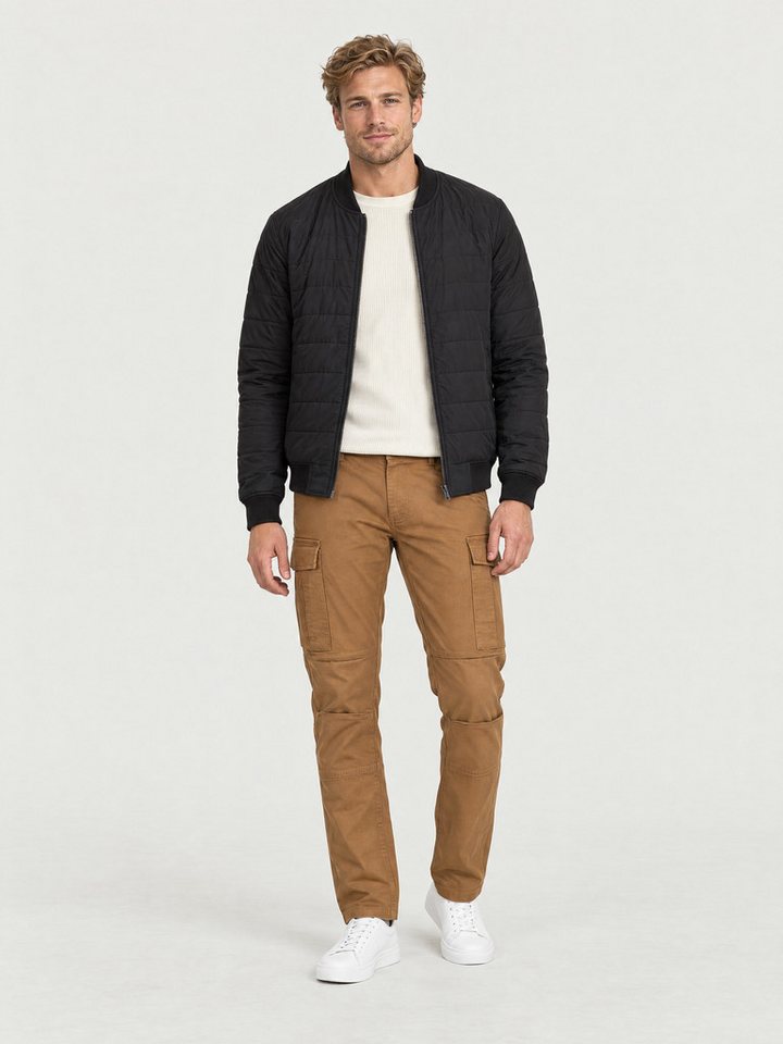 Yazubi Cargohose elegante Cargo Chino mit Stretch Slim Fit Herren Hosen für Männer, Cargohosen & Cargopants, 7 Taschen – Bild 4 von 5
