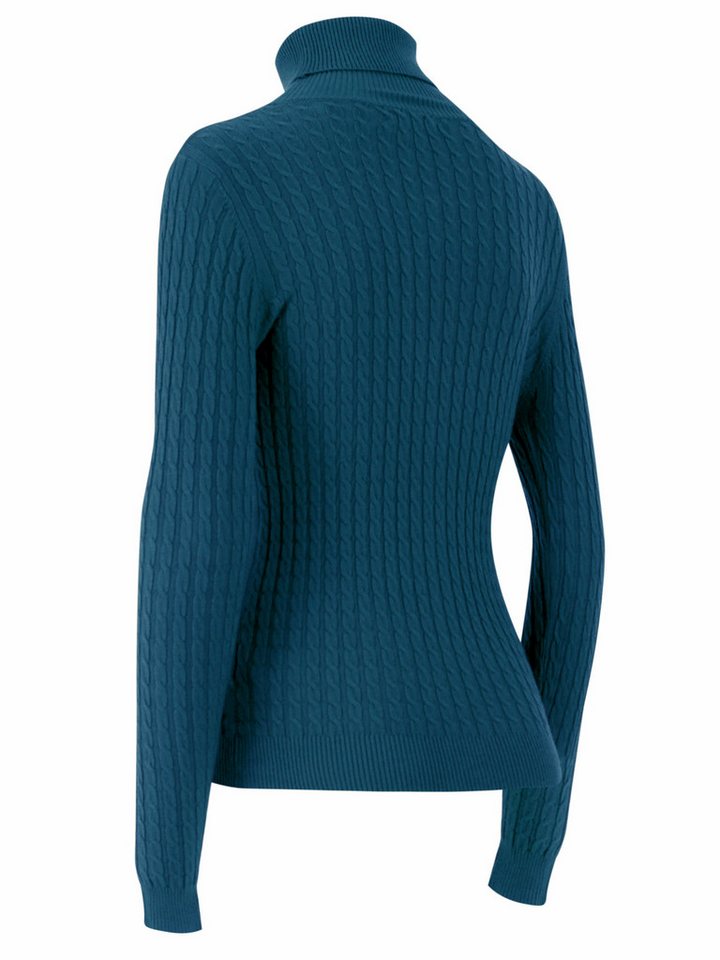 YC Fashion & Style Rollkragenpullover One Size, Zopfmuster, verschiedene Farben in Unifarbe – Bild 2 von 2