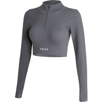 YEAZ Damen Shirt RUNWAY, Größe M in Grau