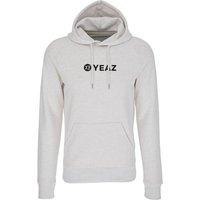 YEAZ Herren Kapuzensweat CUSHER, Größe S in Silber