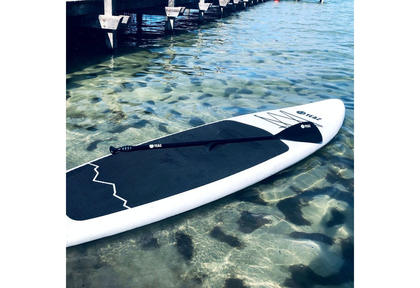 YEAZ Inflatable SUP-Board NOHEA - EXOTRACE - SUP Board, Inflatable SUP Board, (Set), inkl. Zubehör wie Finne und Handpumpe – Bild 5 von 5