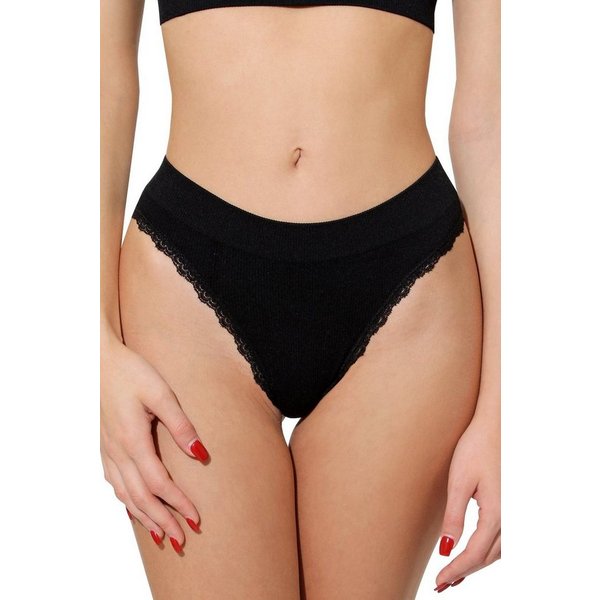Yenita® String Ribbed Collection mit feiner Spitze