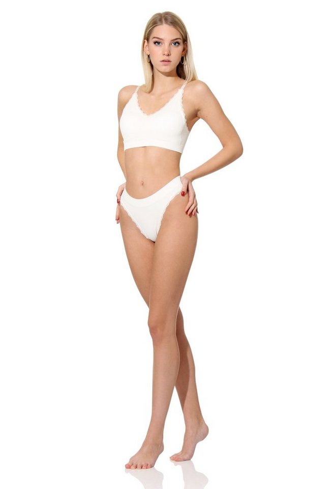 Yenita® String Ribbed Collection mit feiner Spitze – Bild 4 von 4