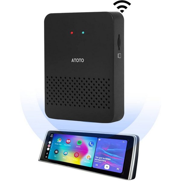 YI ATOTO AD3AA-BK Kabelloser Android-Auto-Adapter KFZ-Adapter
