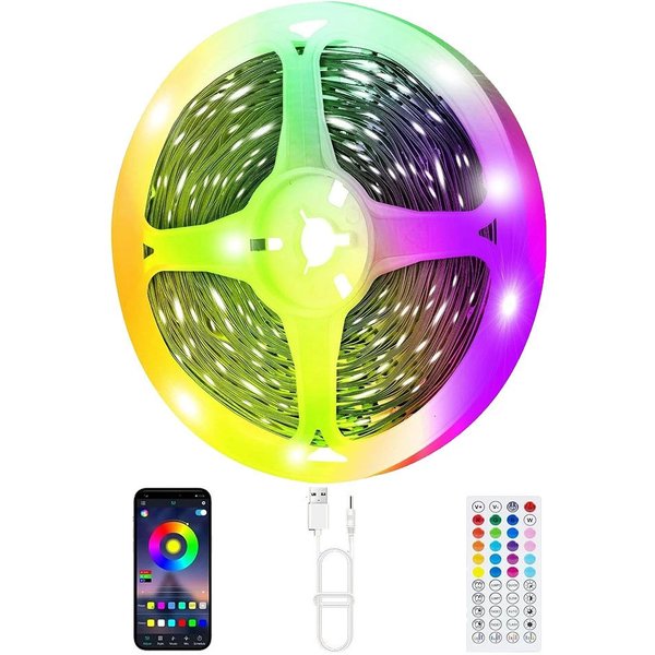 YI LED Lichtleiste LED TV Backlights,4.36M USB Led Strip Lights for 65-75 Inch RGB, Blau
