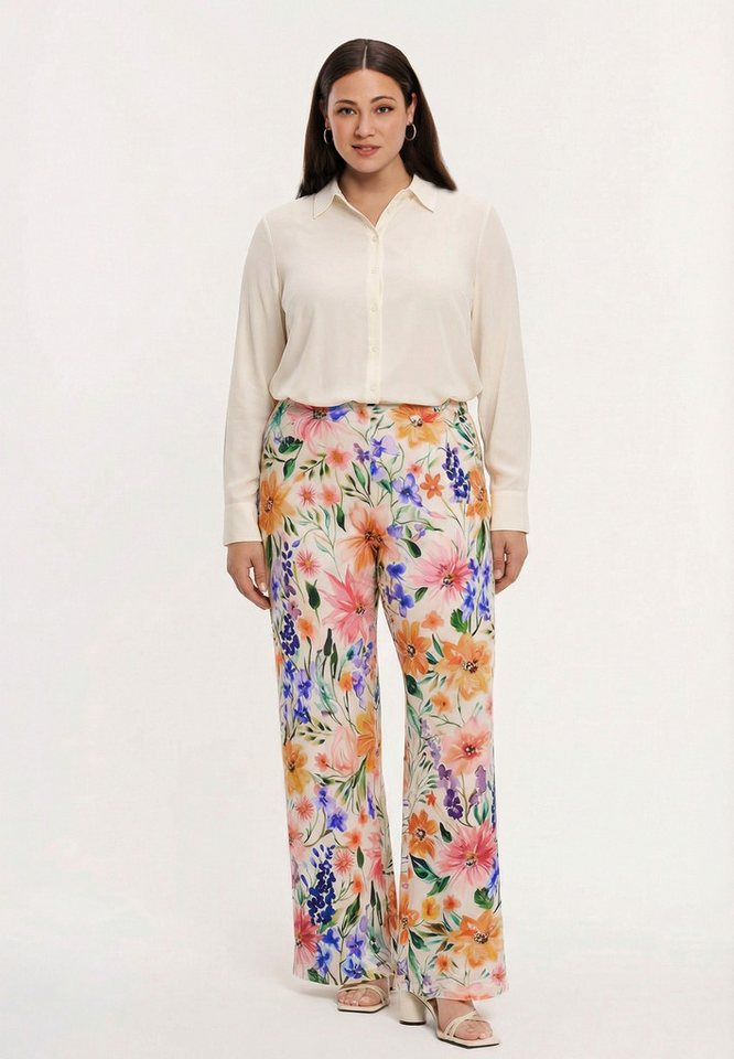 YOEK Bootcuthose Damen Hose mit Druck – Bild 4 von 5