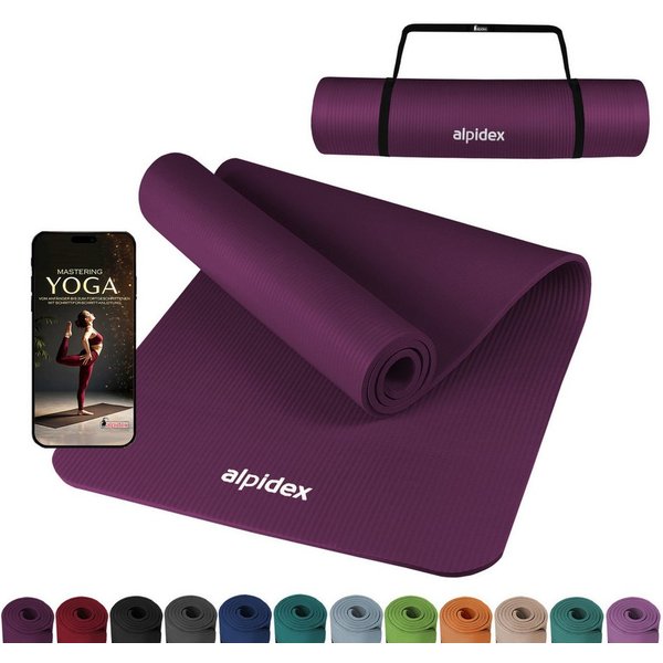 ALPIDEX Yogamatte ALPIDEX Yogamatte 183 x 60 x 0.8 cm