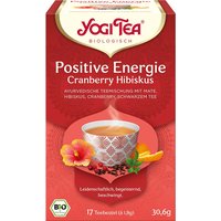 YOGI TEA Bio-Tee "Positive Energie" Cranberry Hibiskus, 30,6 g