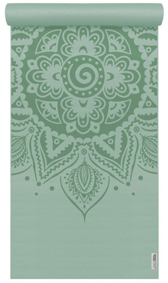Yogistar Yogamatte Yogamatte yogimat® basic - art collection - spiral mandala (Standard, 1-St., Standard), Spiral-Mandala: Symbol für schöpferische Kraft, schön – Bild 2 von 5