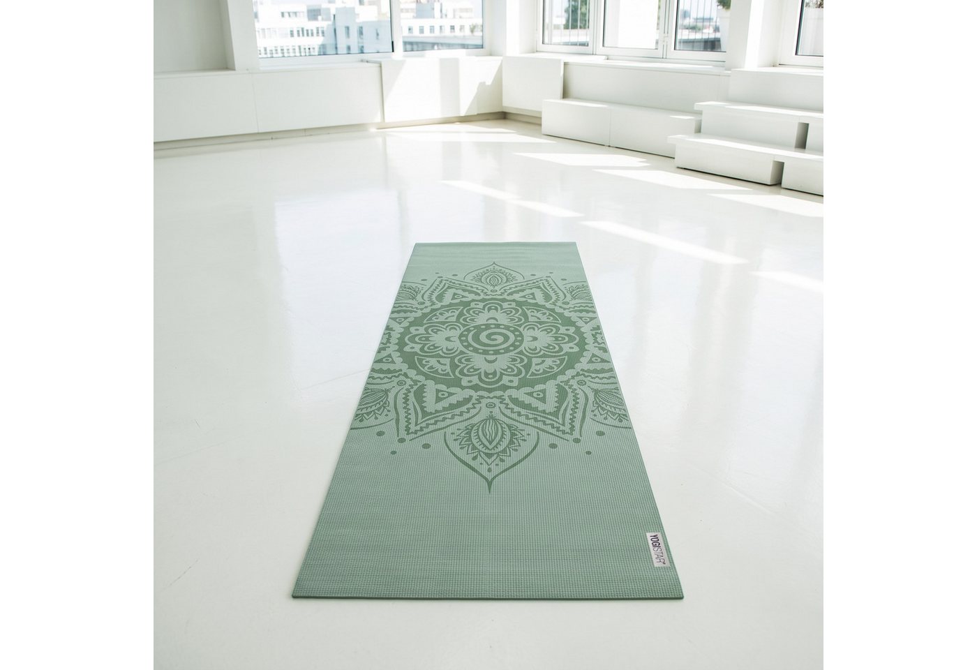 Yogistar Yogamatte Yogamatte yogimat® basic - art collection - spiral mandala (Standard, 1-St., Standard), Spiral-Mandala: Symbol für schöpferische Kraft, schön – Bild 3 von 5