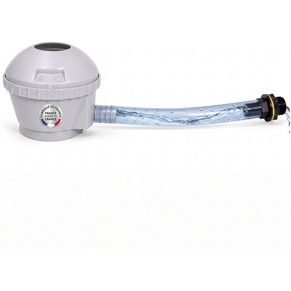 YourCasa Regentonne Regensammler Set QuickFlow mit Verbindungsschlauch 31cm, Wintermodus,Filter