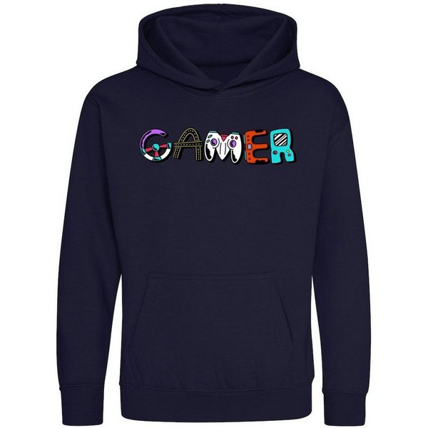 Youth Designz Kapuzenpullover Gamer Kinder Hoodie Pullover für Jungen mit trendigem Frontprint