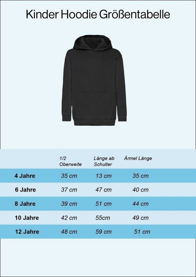Youth Designz Kapuzenpullover Löwe Kinder Hoodie Pullover mit modischem Print – Bild 2 von 3