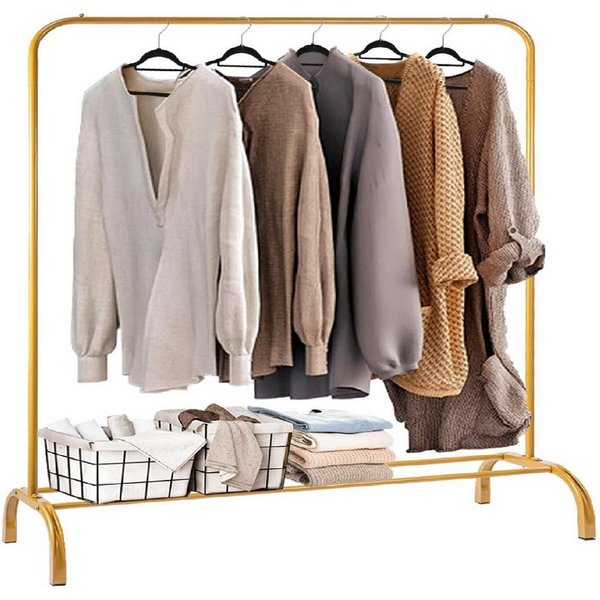 Youyijia TV-Rack Clothes Rail, Stable Freestanding Hanger, Drying Rack