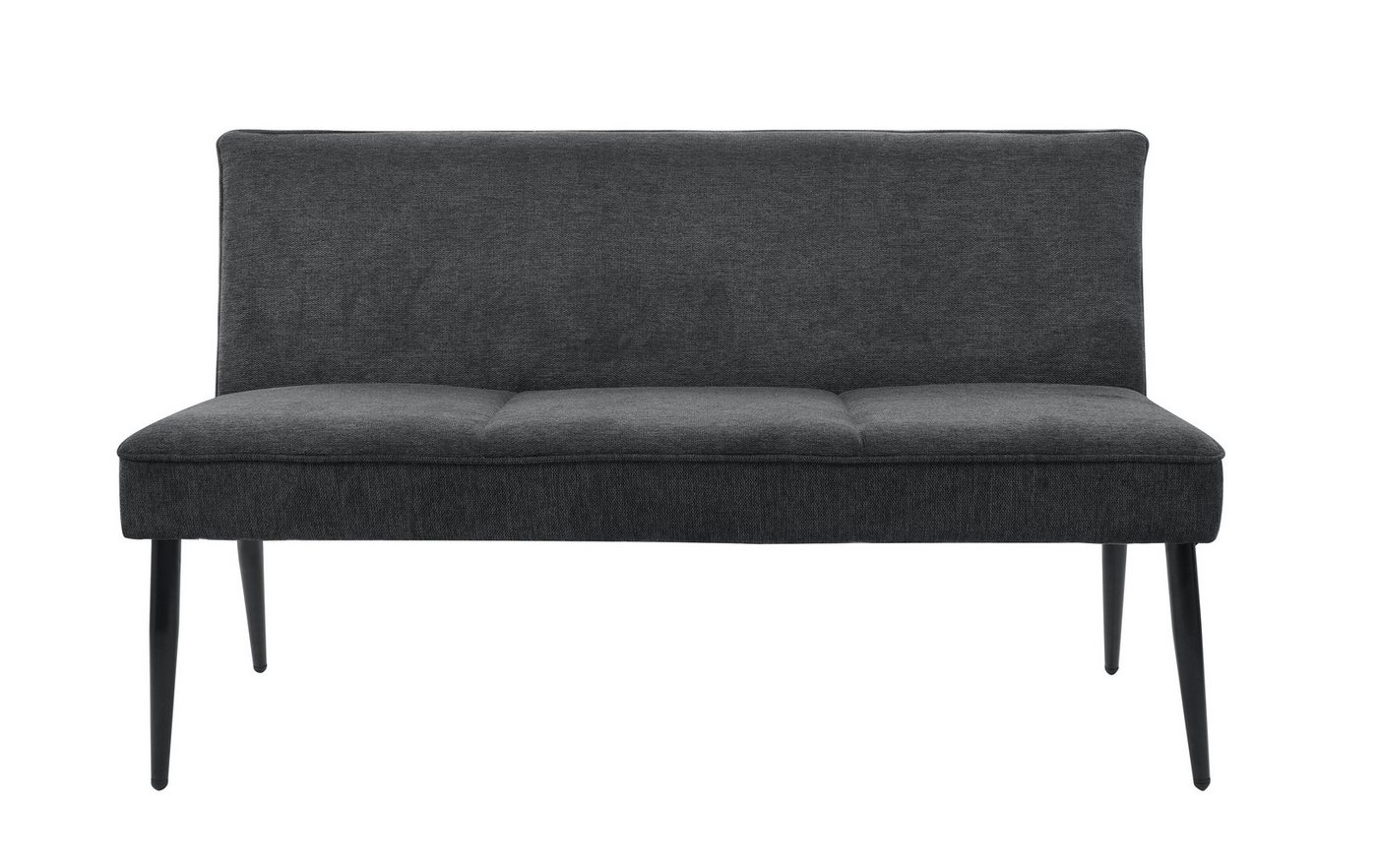 YOZI Sitzbank Sitzbank & Esszimmerstuhl Set, Dunkelgrau, Metallbeine schwarz (3-St) – Bild 4 von 5