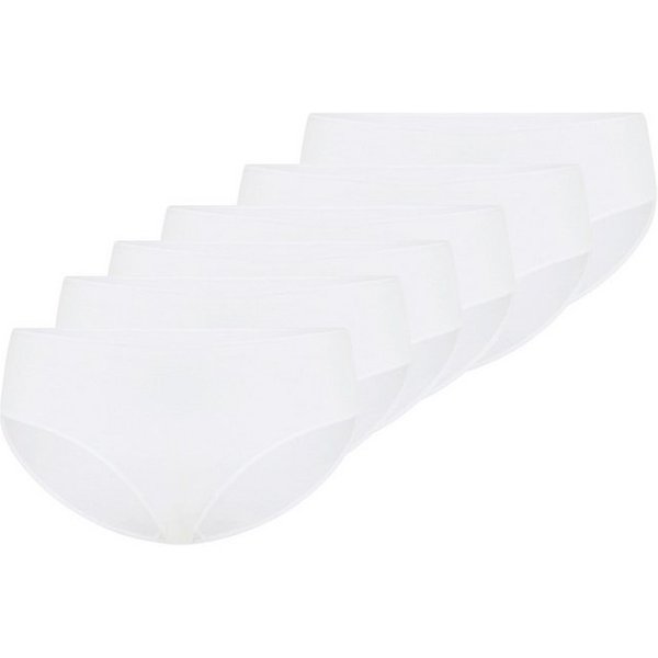 YSABEL MORA Midislip BASIC COLLECTION COTTON (6er Pack) mit hauchzarten Materialien gefertigt