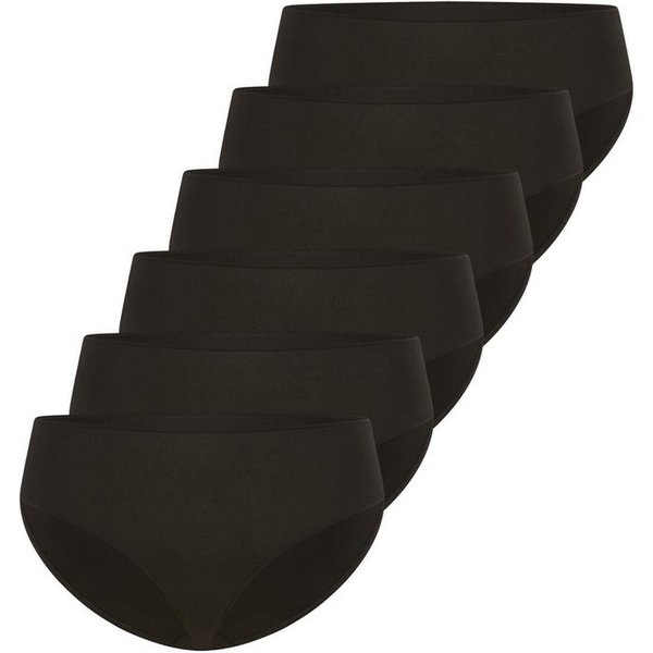 YSABEL MORA Midislip BASIC COLLECTION COTTON (6er Pack) mit hauchzarten Materialien gefertigt