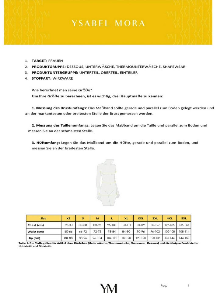 YSABEL MORA Taillenslip BASIC COLLECTION COTTON WITH LACE (3er Pack) hochgeschnitten und mit zarter Spitze verfeinert – Bild 5 von 5