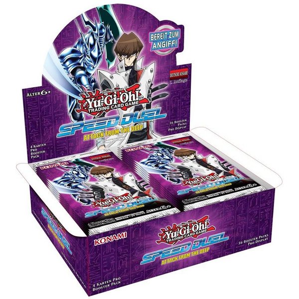 Yu-Gi-Oh Sammelkarte Speed Duel - Attack from the Deep - 1 Display (36 Booster) - Deutsch