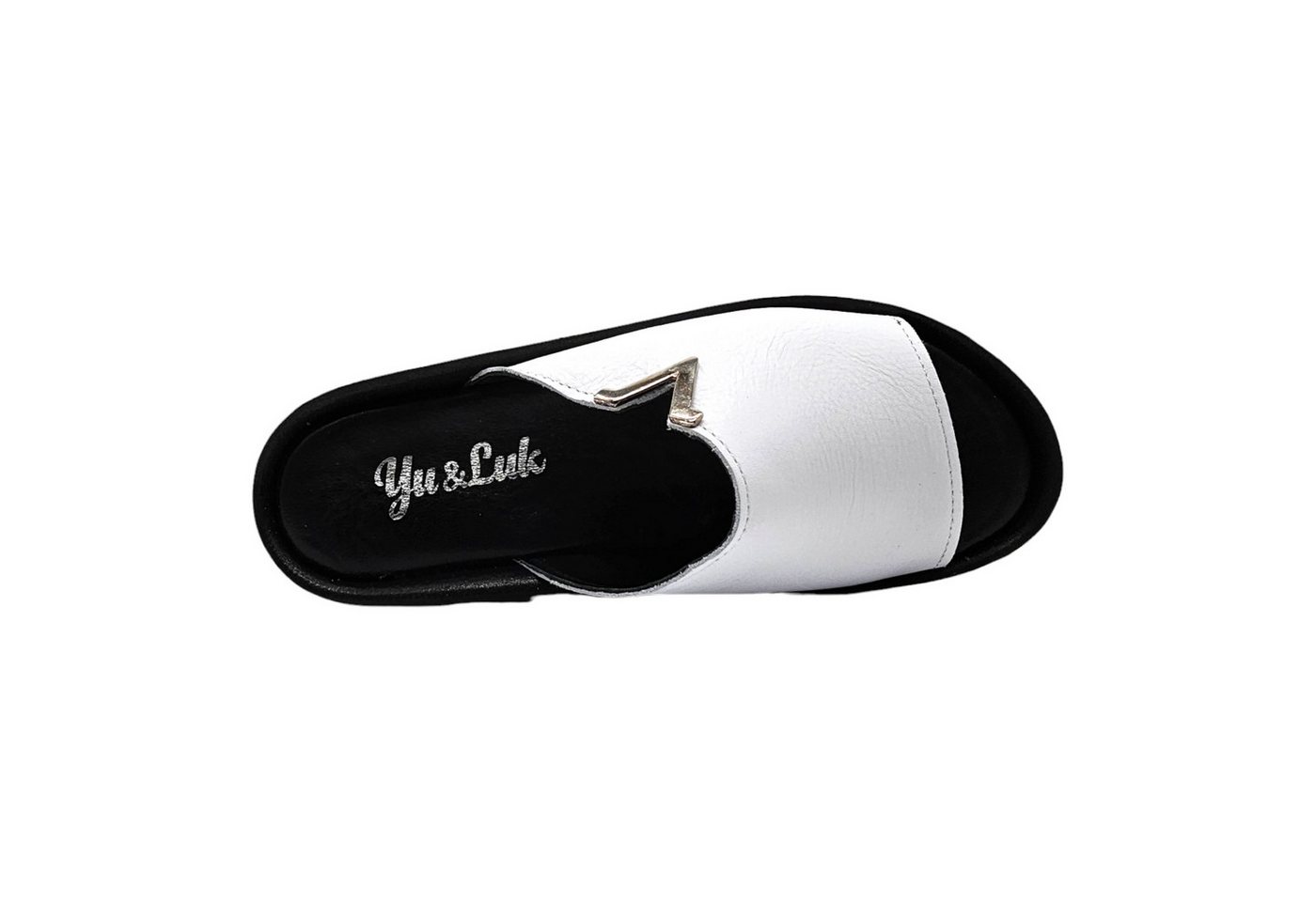 Yu&Luk Pantolette Sommerschuh, Schlappen, Plateau, Sandale – Bild 3 von 5