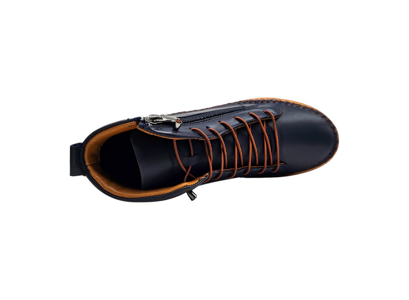Yu&Luk Schnürstiefelette Winterboots, Schnürboots, Stiefelette mit Zierreißverschluss – Bild 4 von 5