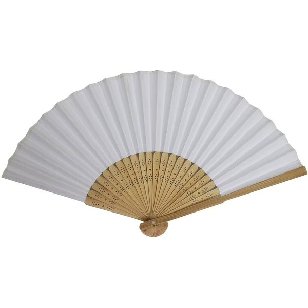 Yudu Papierfächer Papierfächer Handfächer aus Papier zu malen
